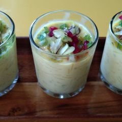 A picture of Kesar Pista Falooda.