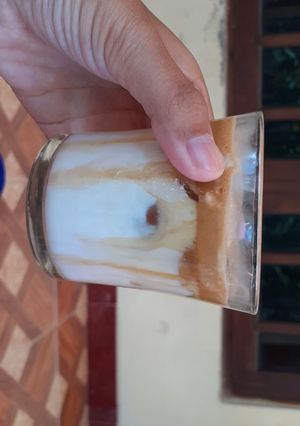 Foto resep Dalgona dengan susu diamond
