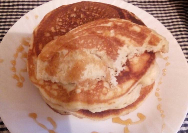 Recipe of Super Quick Homemade Fluffy pancakes