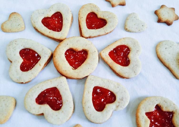 Simple Way to Make Homemade Buttery Linzer cookies