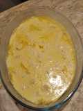 Gelatina de abacaxi com creme