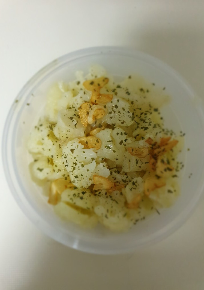 Una foto de Coliflor al ajo