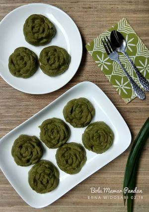 Foto resep Bolu Mawar Pandan