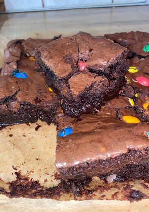 Une photo de Brownies chocolat m&ms’s 🍫