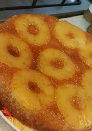صورة لوصفة كيكة الأناناس🍍