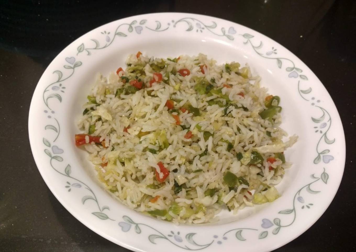 Rice with veggies