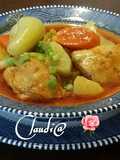 Pollo en jugo de verduras🌹