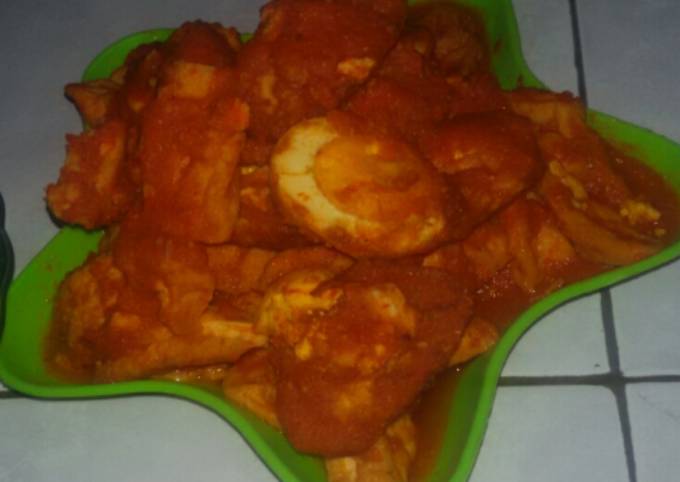 Cara Bikin Telur &amp; Tahu Bumbu Bali Kekinian