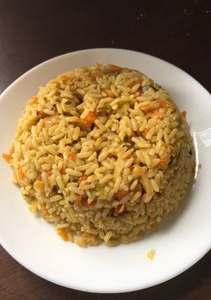 Une photo de Un riz facile, rapide et plein de vitamine