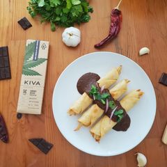 A picture of Kiva's Mole Sauce.