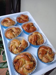 Foto resep Peanut Chocolate Bread (Roti isi Coklat Kacang) - ala rumahan