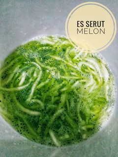 Foto resep Es Serut Melon