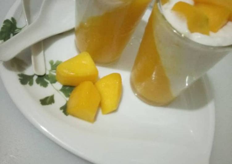Steps to Prepare Favorite Mango panacotta Cooking Basics for Beginners