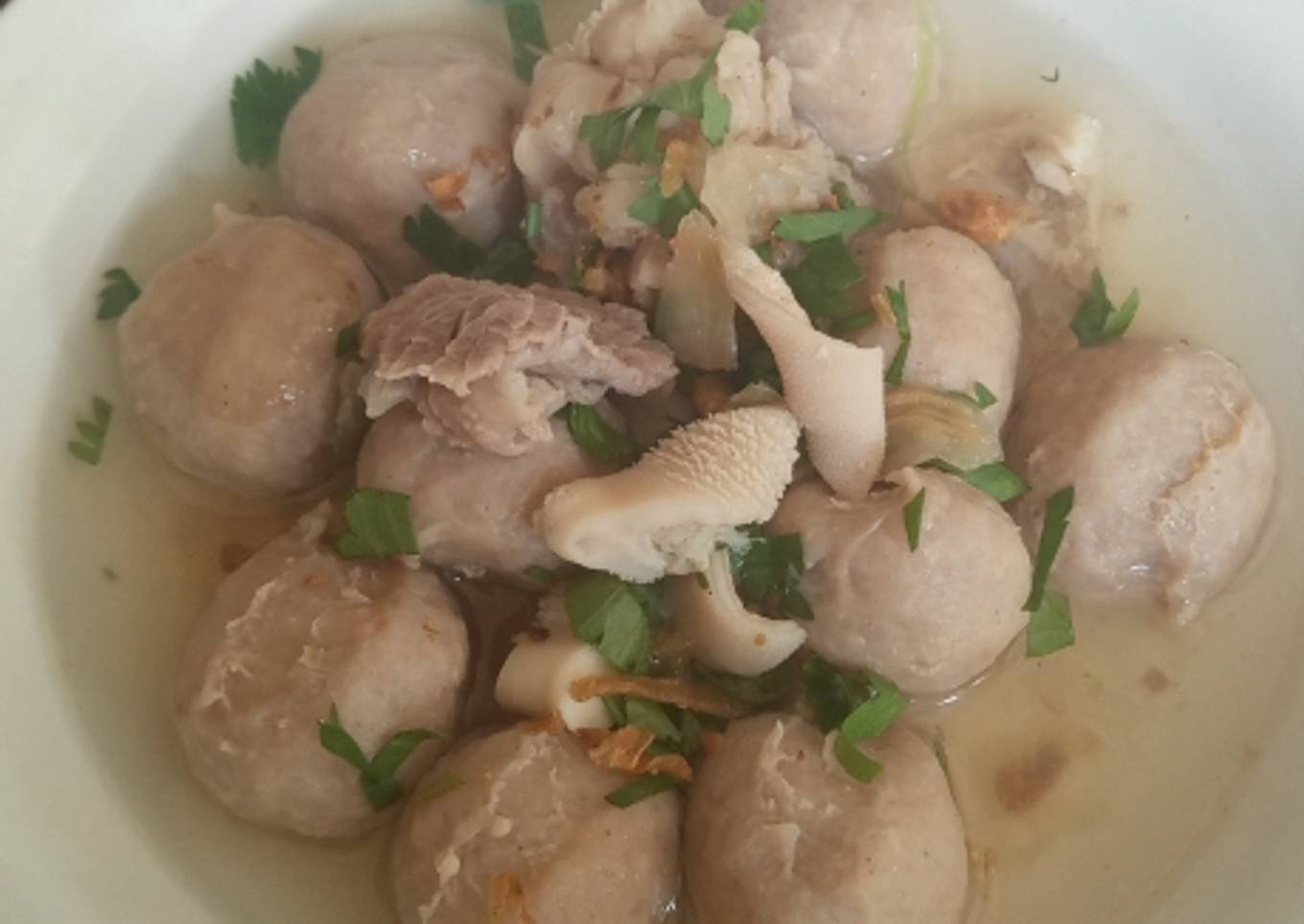 Baso kuah tetelan dan babat