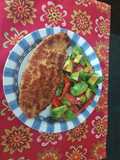 Filete de pangasius a la milanesa