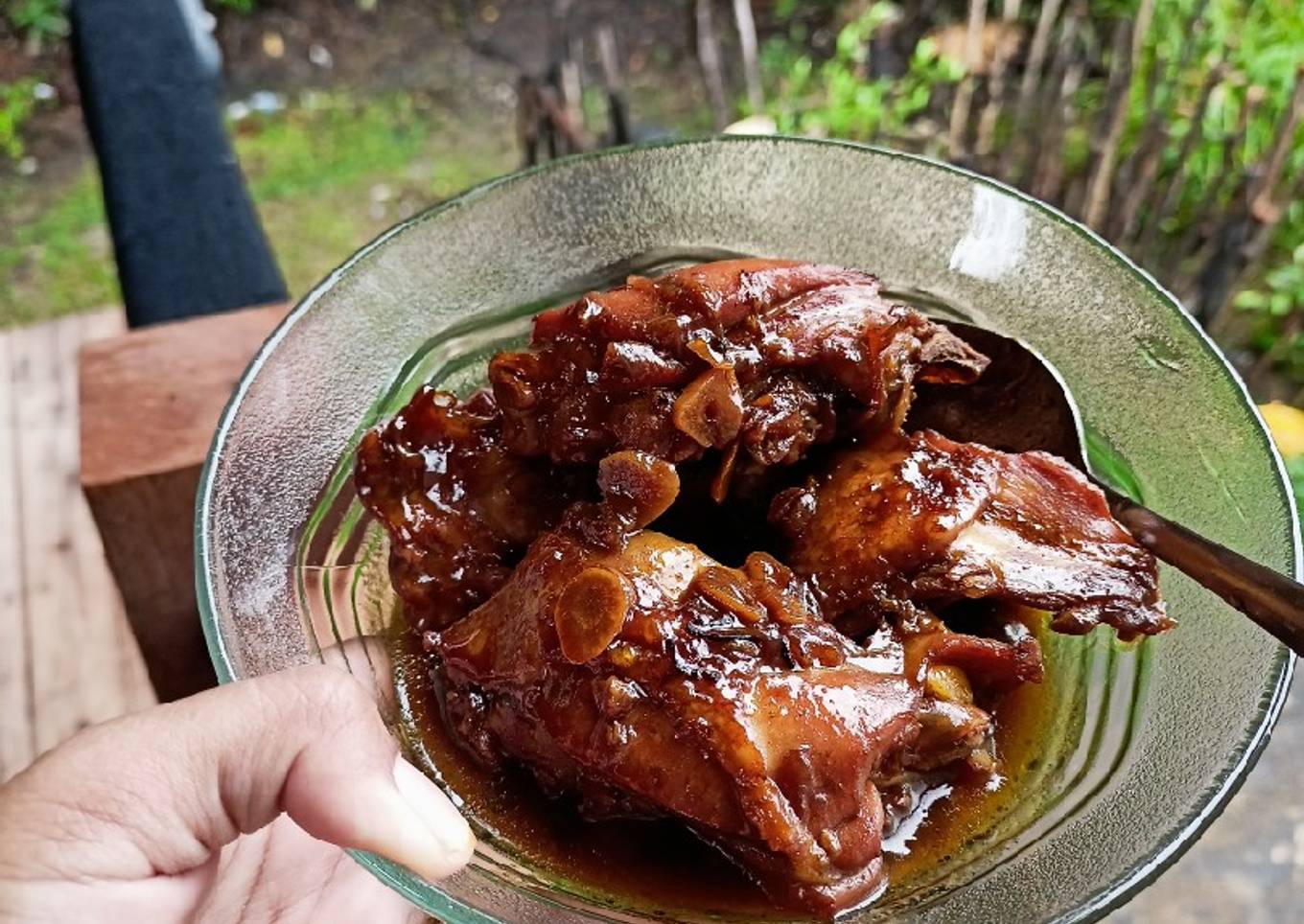 Ayam kecap bumbu minimalis