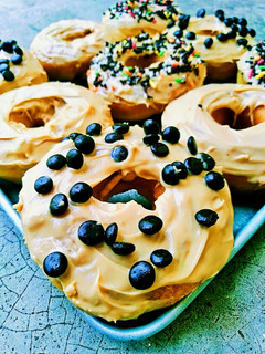 Foto resep Donat Kentang topping Tiramisu