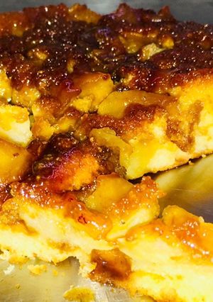Una foto de Tarta de Manzanas invertida