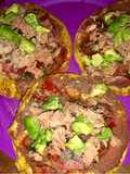 Tortillas tostadas arregladas