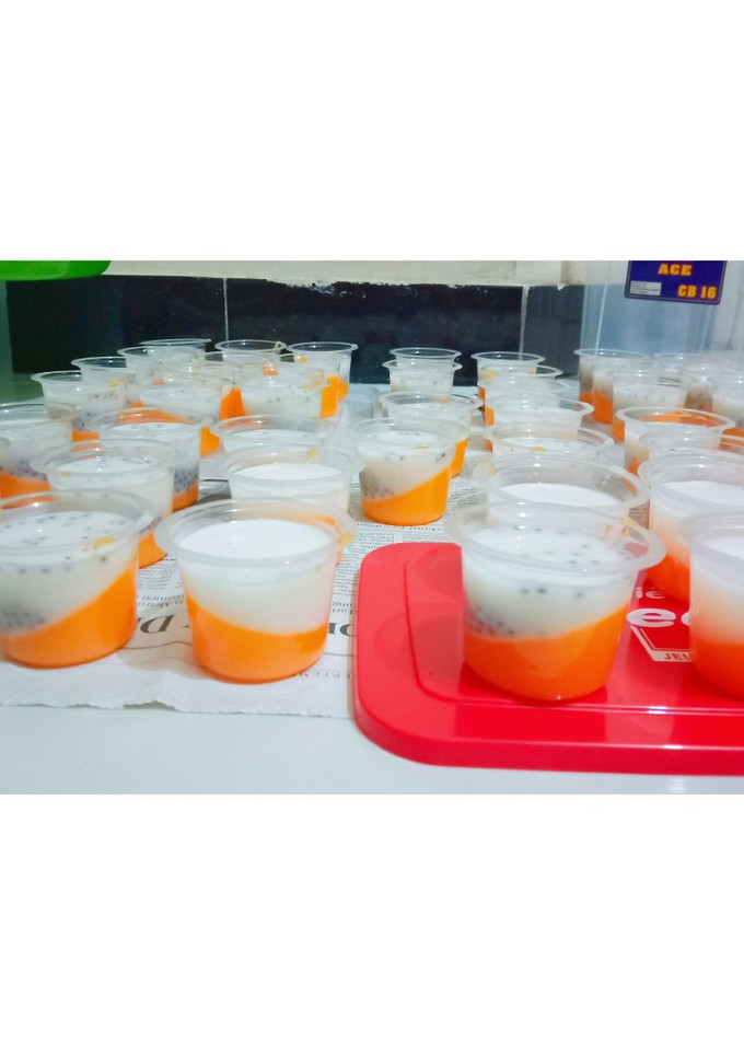 Foto resep Puding Mangga Selasih