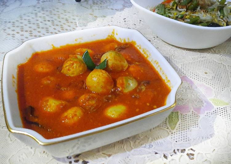 Resep Telur Puyuh Balado Enak dan Antiribet