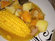 Una foto de carbonada con arroz
