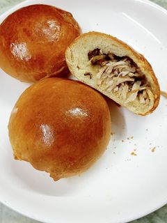 Hình của món Bánh mì gà nấm bằng NCKD.