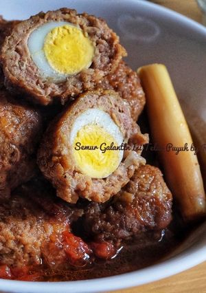 Foto resep Semur Galantin Isi Telur Puyuh
