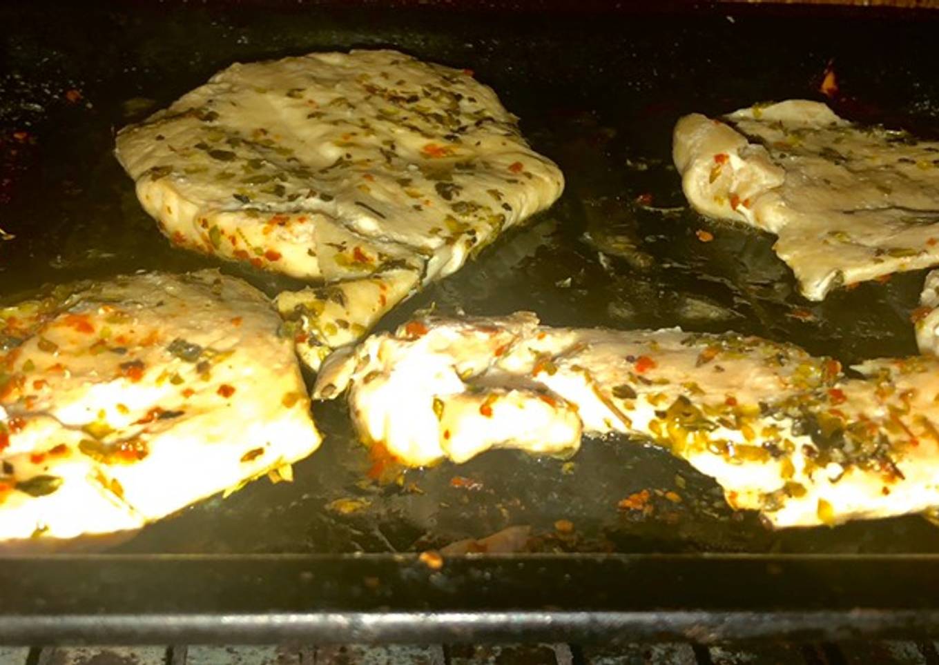 Bifes de pechuga con especias