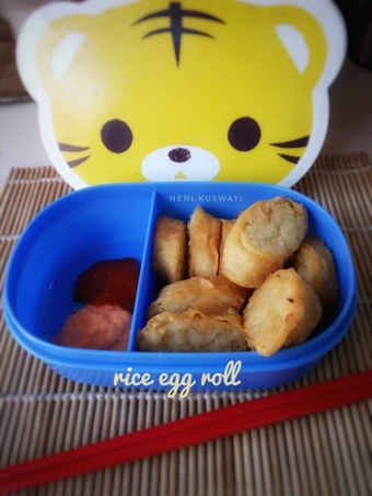 Cara Gampang Menyiapkan Resep Rice Egg Roll yang Uenak Anti Ribet, Sempurna