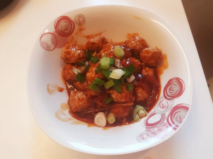 Langkah Mudah untuk Menyiapkan Resep Beef ball steak sauce (#216) yang Menggugah Selera Anti Ribet, Lezat Sekali