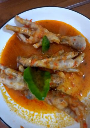 Foto resep Rujak Ceker Daun Jeruk