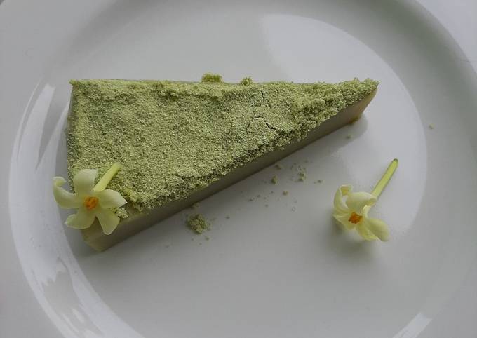 Ternyata ini lho! Resep praktis membuat Puding Roti Green tea 🍵 yang enak