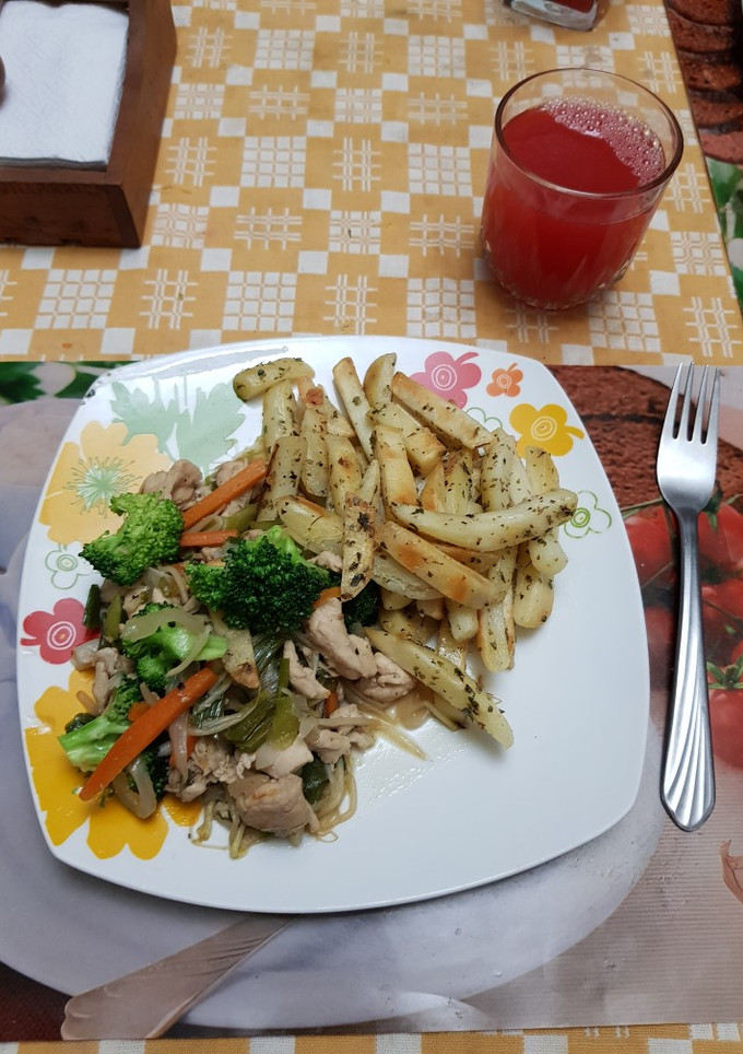 Una foto de Chapsui de pollo