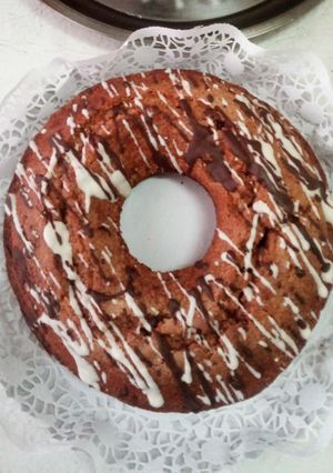Una foto de Budín con dulce de membrillo
