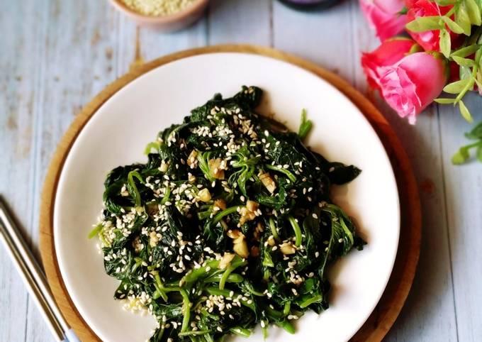 Salad Bayam ala Korea