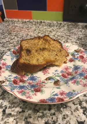 Una foto de Budín de banana y chocolate