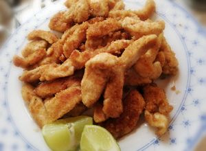 Foto di Straccetti di pollo al lime sabbiosi al forno