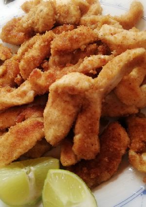 Foto di Straccetti di pollo al lime sabbiosi al forno