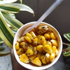 A picture of Boiled masala corn.