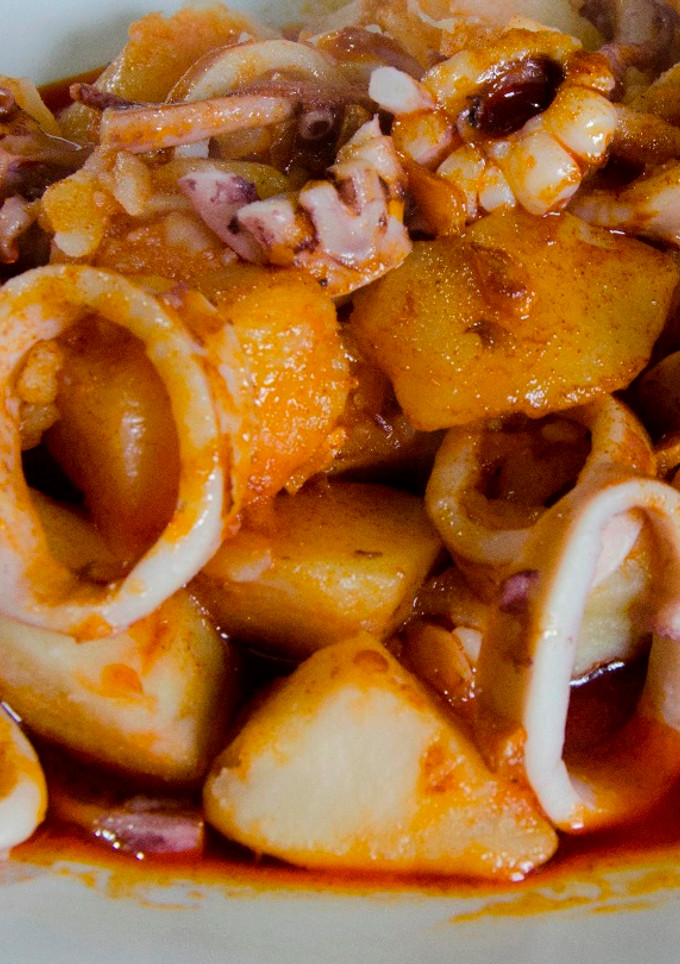 Una foto de Calamares a la gallega