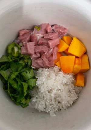 Foto resep MPASI 6M+ Daging Sapi Labu Pakcoy