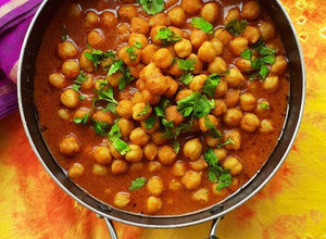 A picture of Chana Masala.