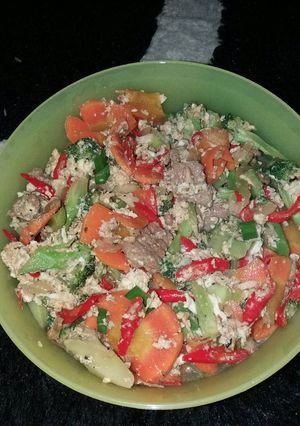 Foto resep Diet mayo lunch day 9 capcay daging sapi