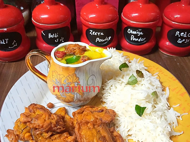 Easy Steps to Make Karhi pakora which Delicious