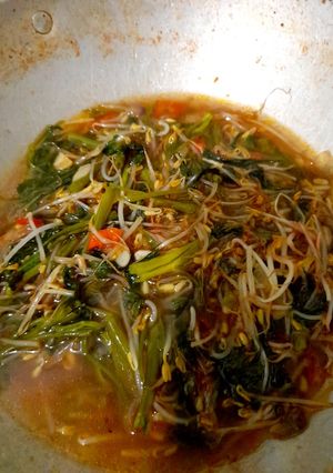 Foto resep Tumis kangkung + toge