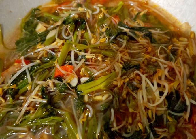 Cara Memasak Resep Tumis kangkung + toge