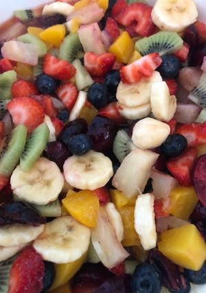Una foto de Ensalada de frutas