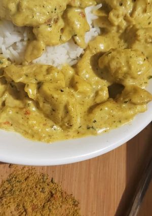 Une photo de Poulet tikka
