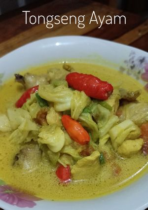 Foto resep 17. Tongseng Ayam Santan